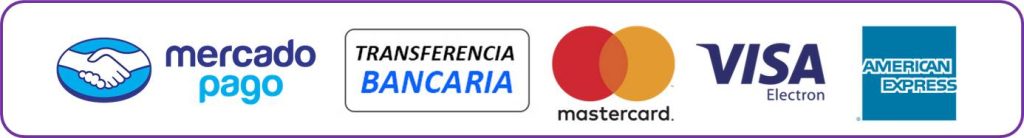 Formas de pago disponibles